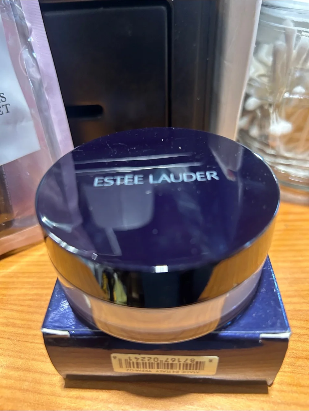 Estée Lauder Navy and Gold Loose Powder Compact